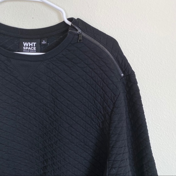 Wht Space Shaun White Quilted Pullover Sweater - Picture 4 of 6